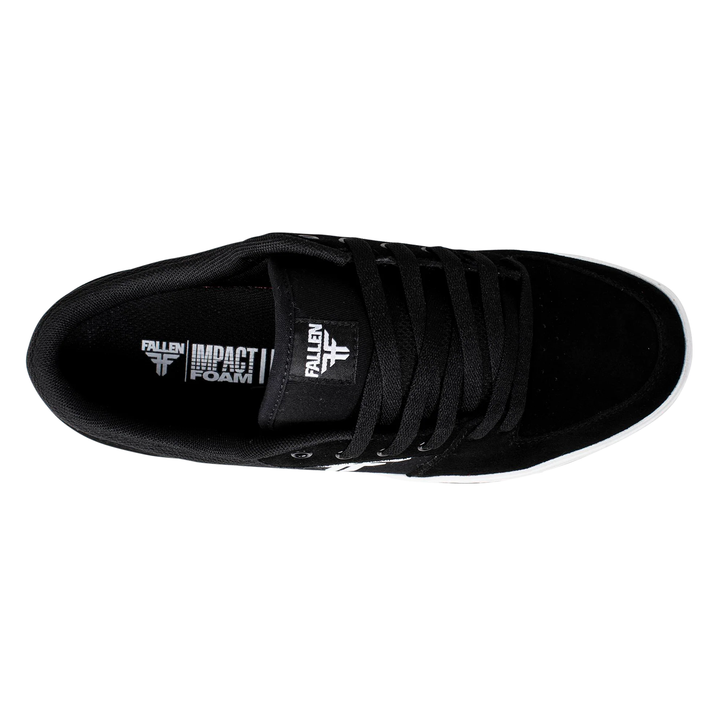 Fallen Patriot Black/White Skateboard Shoes