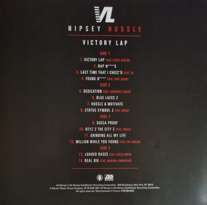 Nipsey Hussle – Victory Lap 2xP Vinyl LP Record