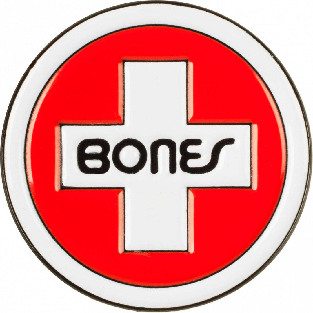 Bones Bearings Swiss Circle Logo Lapel Pin
