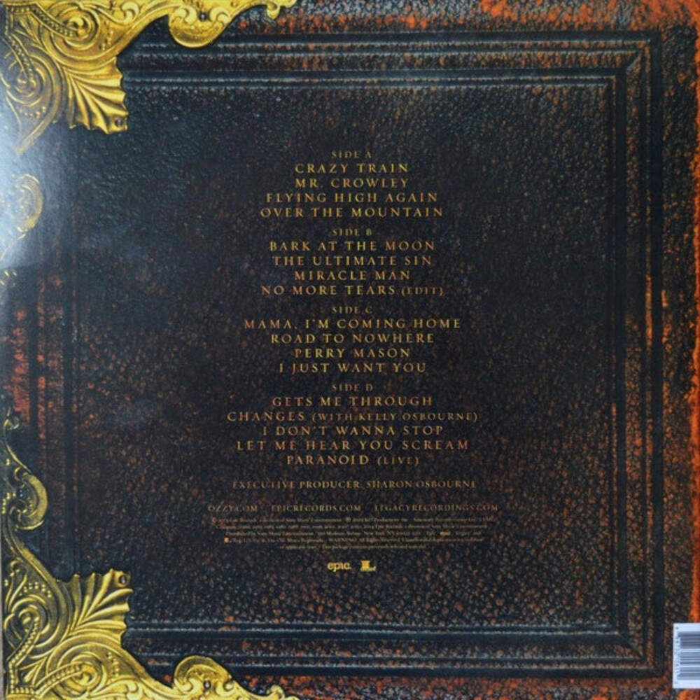 Ozzy Osbourne – Memoirs Of A Madman [180G] Gatefold 2x Vinyl LP Record
