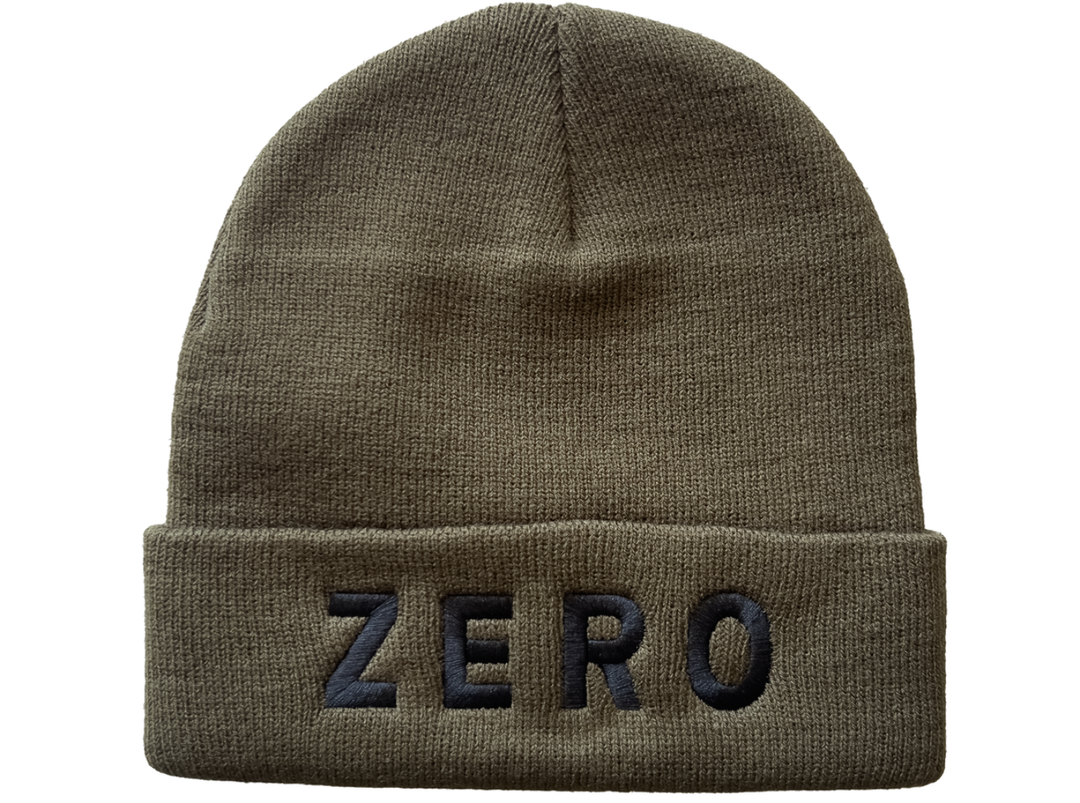 Zero Skateboards Army Embroidered (Olive) Beanie