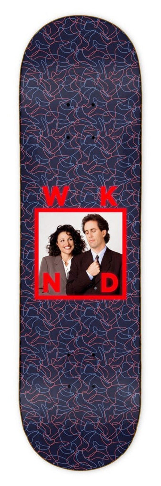 WKND TEAM DATE SERIES JERRY + ELAINE DECK 8.25" SKATEBOARD DECK