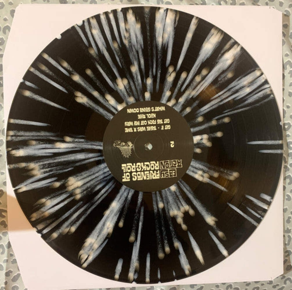 Easy Action - Friends Of Rock And Roll White Splatter On Black Color Vinyl LP Re