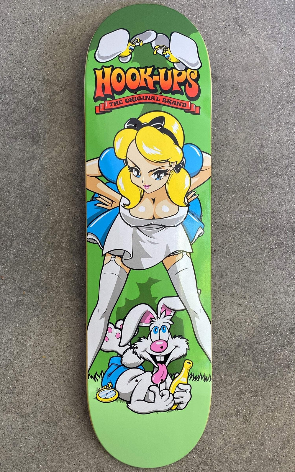 Hook Ups Alice & Friends Skateboard Deck – The Dark Slide