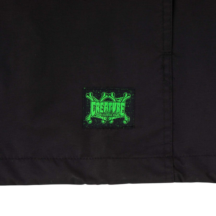 Creature Patent Hooded Windbreaker