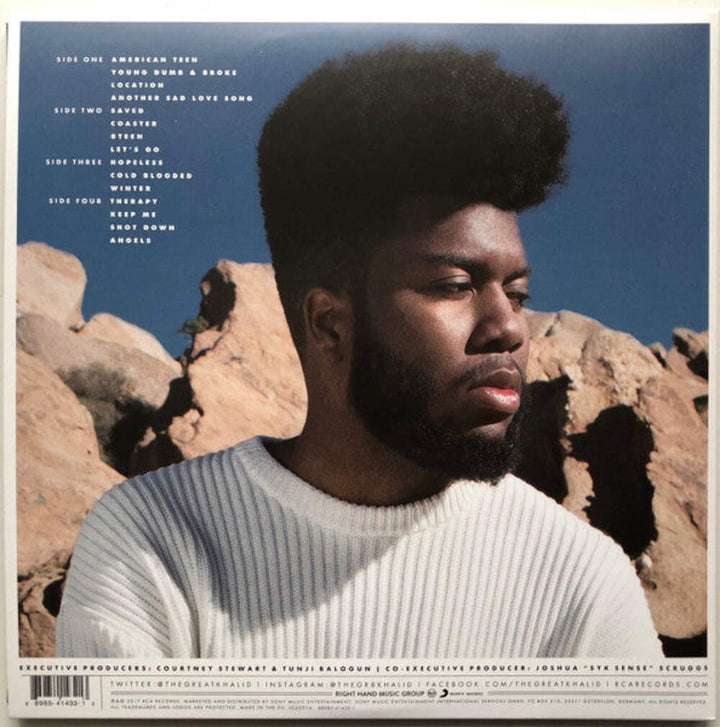Khalid - American Teen 2X Vinyl LP Record