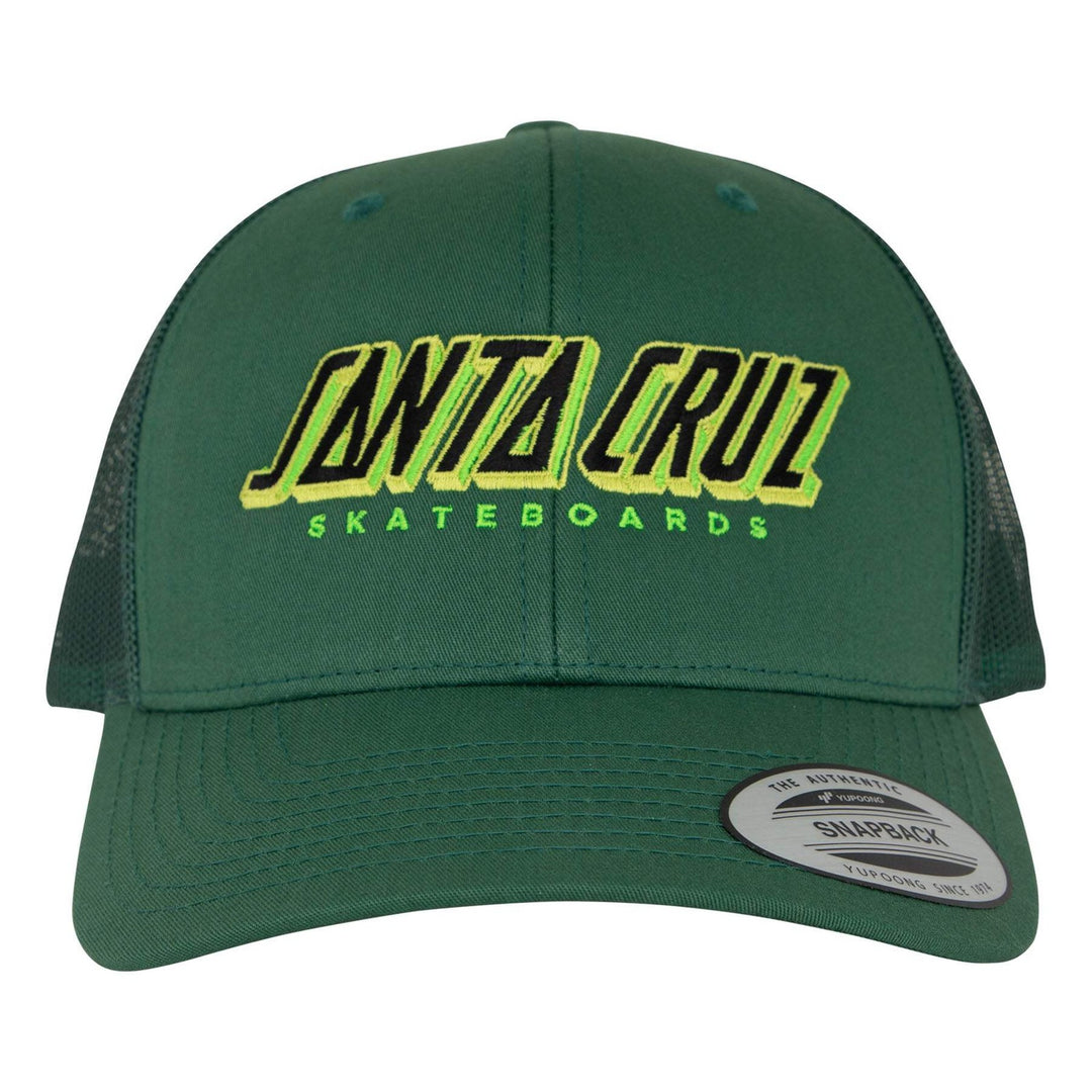 Santa Cruz Big Strip Snapback Structured Hat