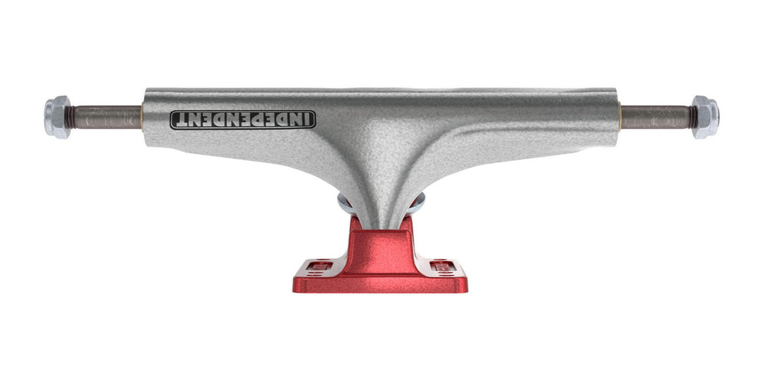 Independent Stage 4 Hollow Silver Ano Red Skateboard Trucks