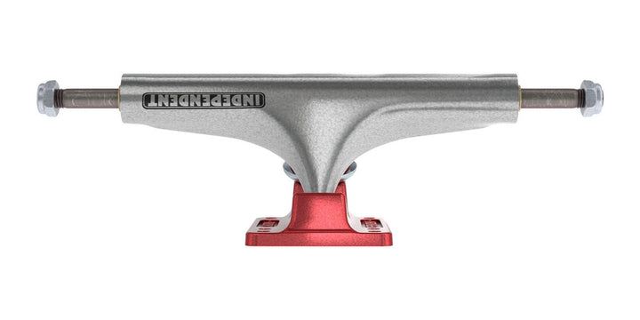 Independent Stage 4 Hollow Silver Ano Red Skateboard Trucks