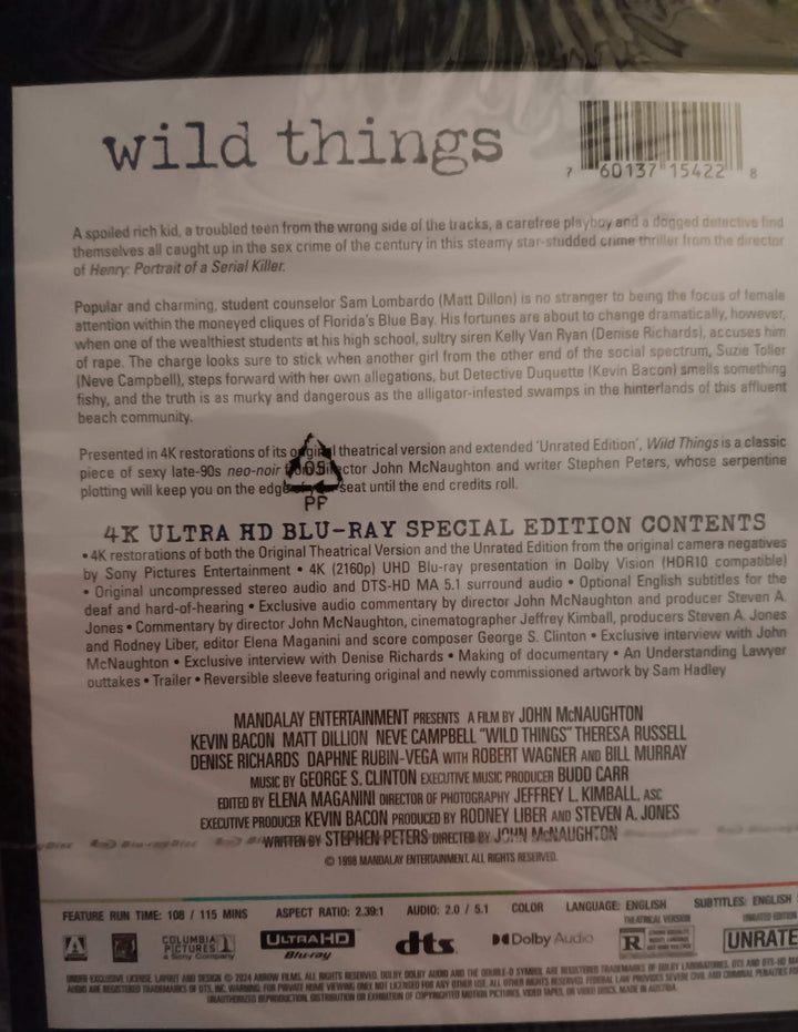 Wild Things [4K ULTRA HD BLU-RAY]