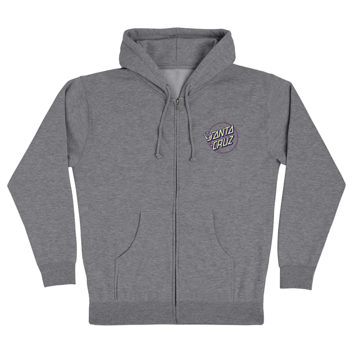 Santa Cruz Winkowski Dope Planet 2 Dot Zip-Up Hooded Sweatshirt