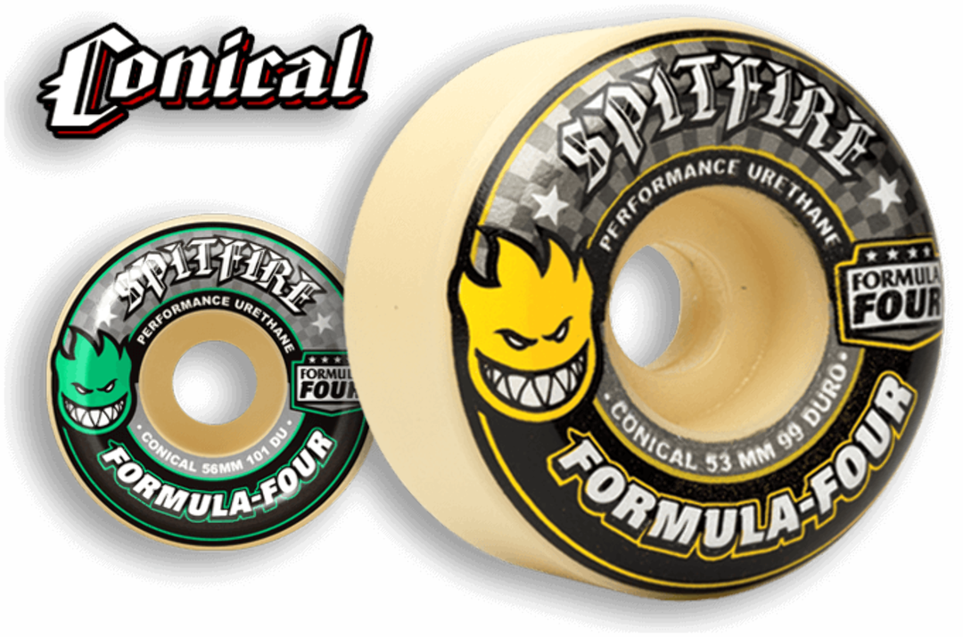 SpitFire F4 Conical 52mm 99a Skateboard wheels