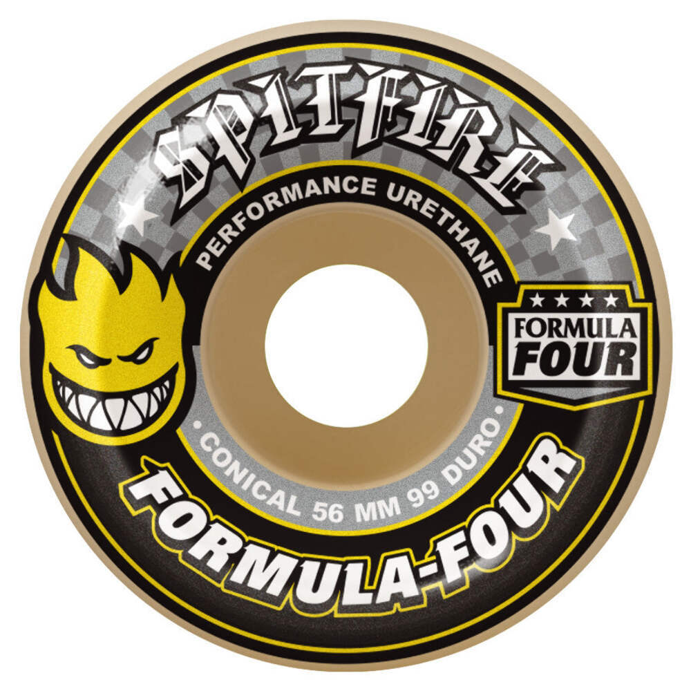 SpitFire F4 Conical 56mm 99a Skateboard Wheels