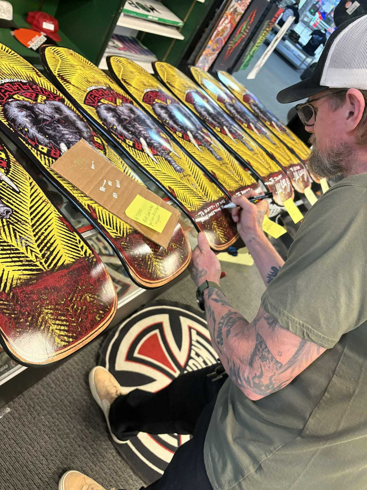Powell Peralta Mike Vallely Elephant "Public Domain" [Autograph] Skateboard Deck
