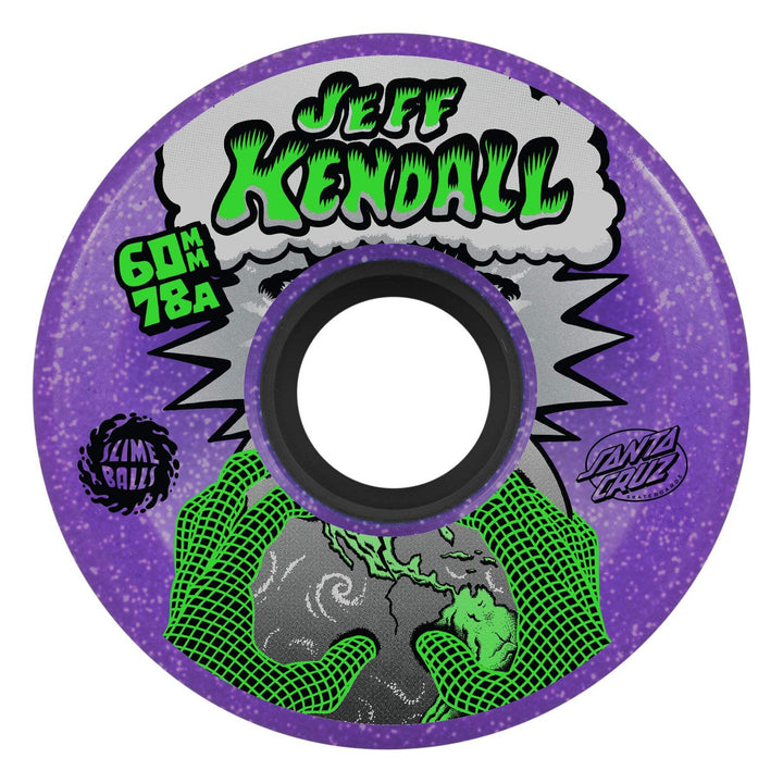 Slime Balls Kendall End of the World Slime Purple 60mm 78a Skateboard Wheels