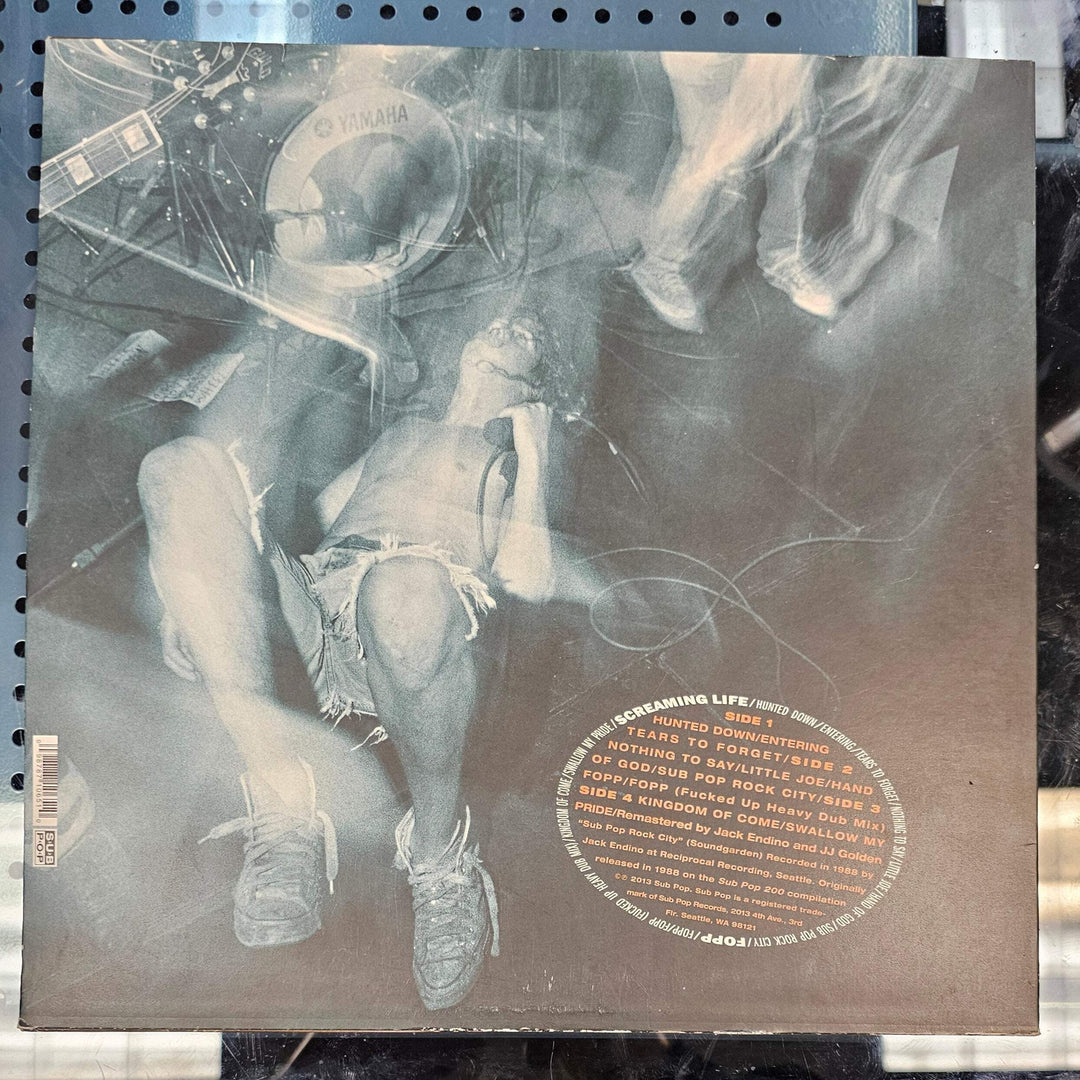 Soundgarden - Screaming Life / Fopp 2x (Silver Metallic Color Vinyl) LP Record *