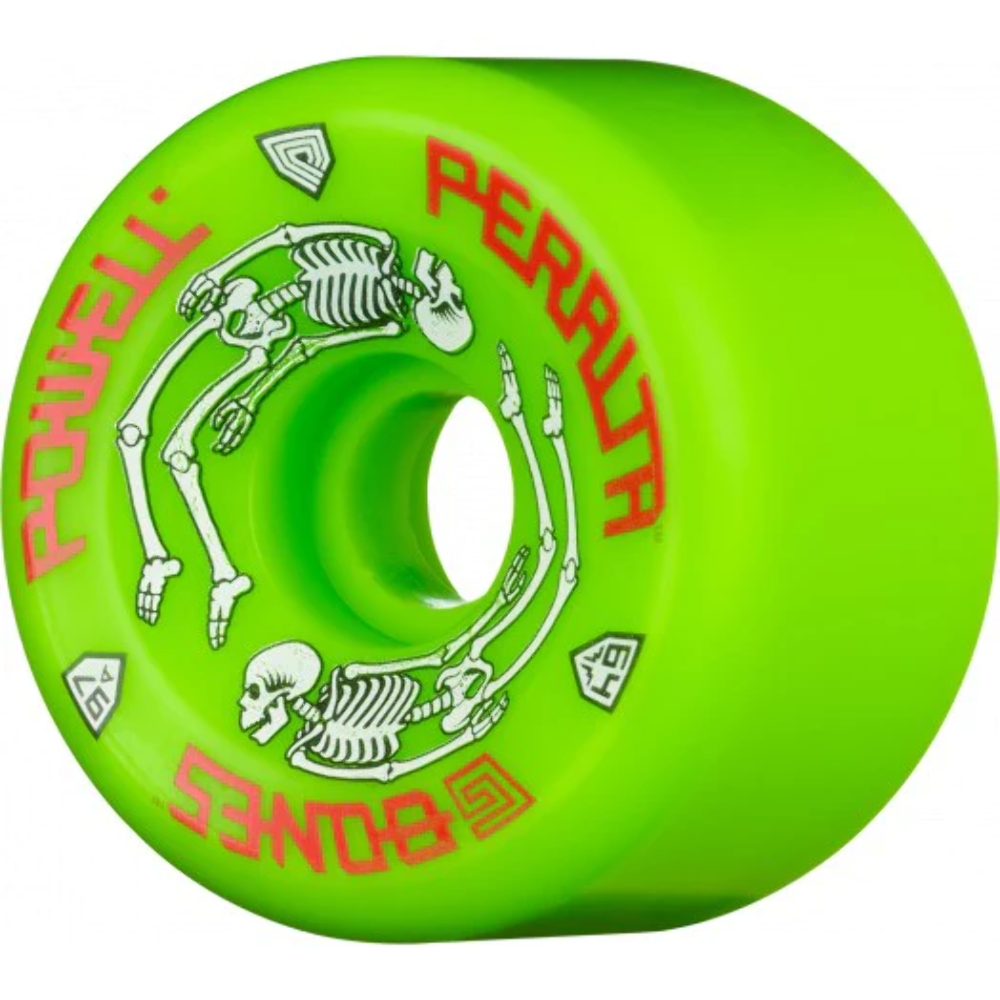 Powell Peralta G-Bones 64mm 97A Green Skateboard Wheels