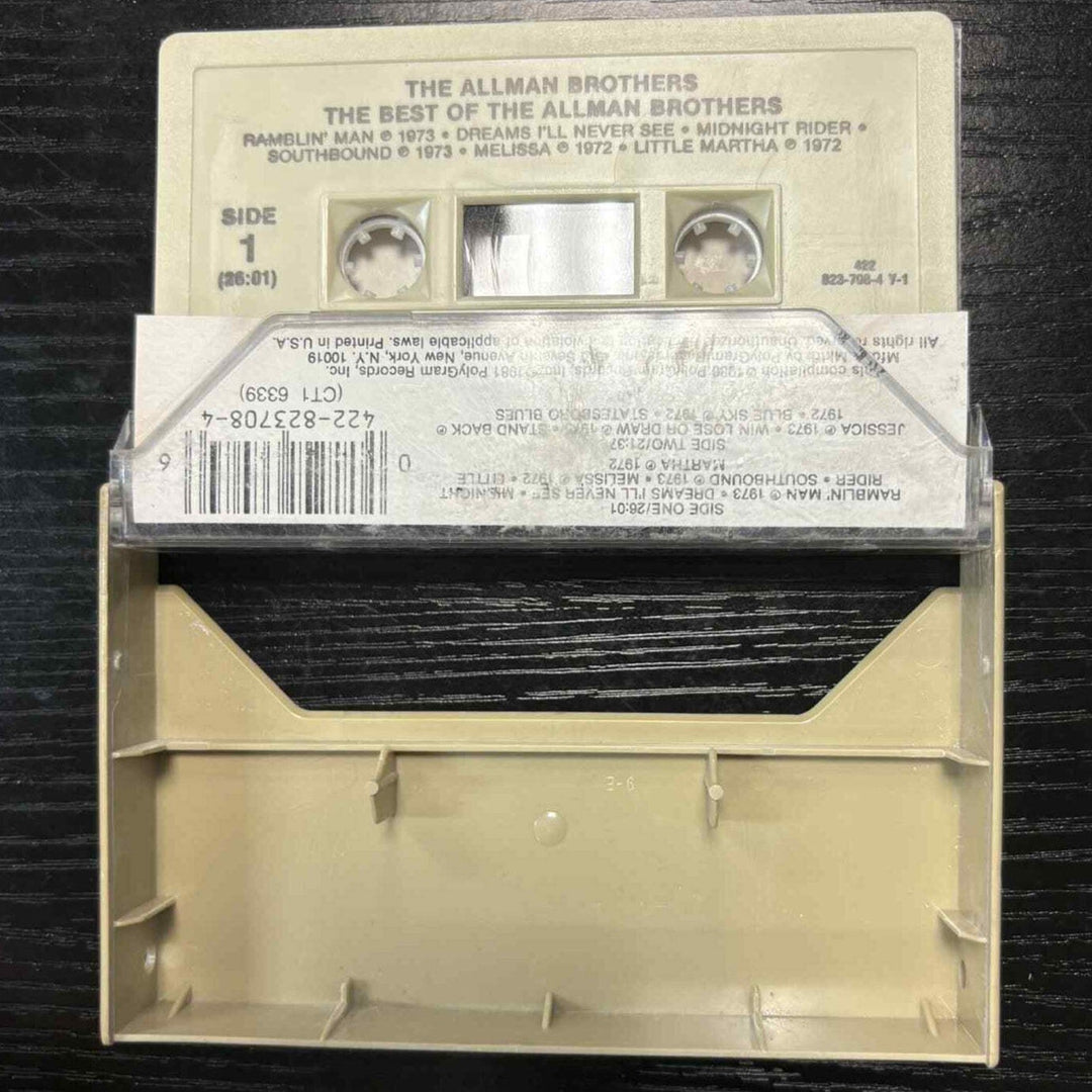 The Allman Brothers Band - Best Of Cassette *USED 1980 RELEASE*