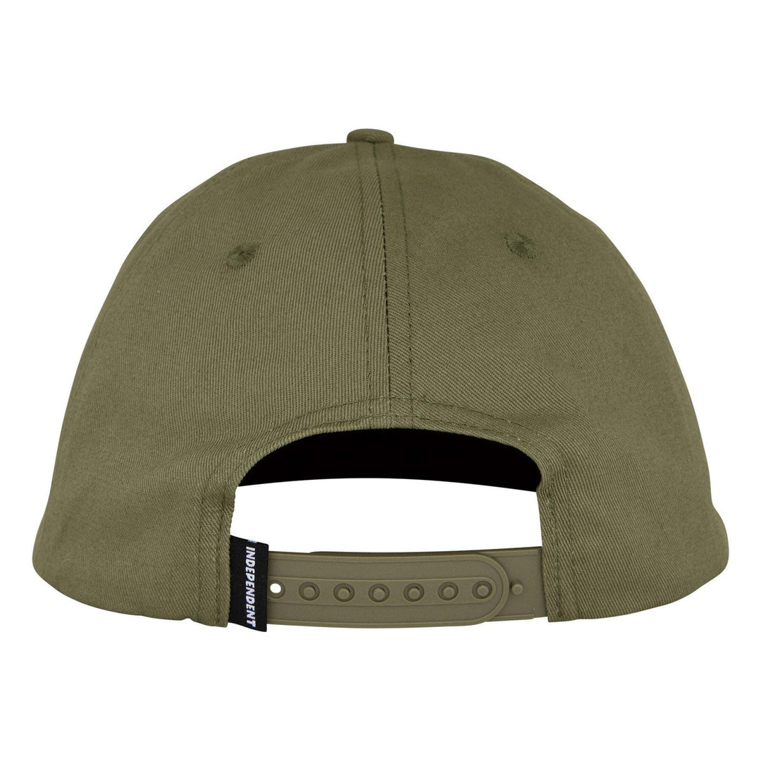 Independent Bar Logo Snapback Unstructured Hat