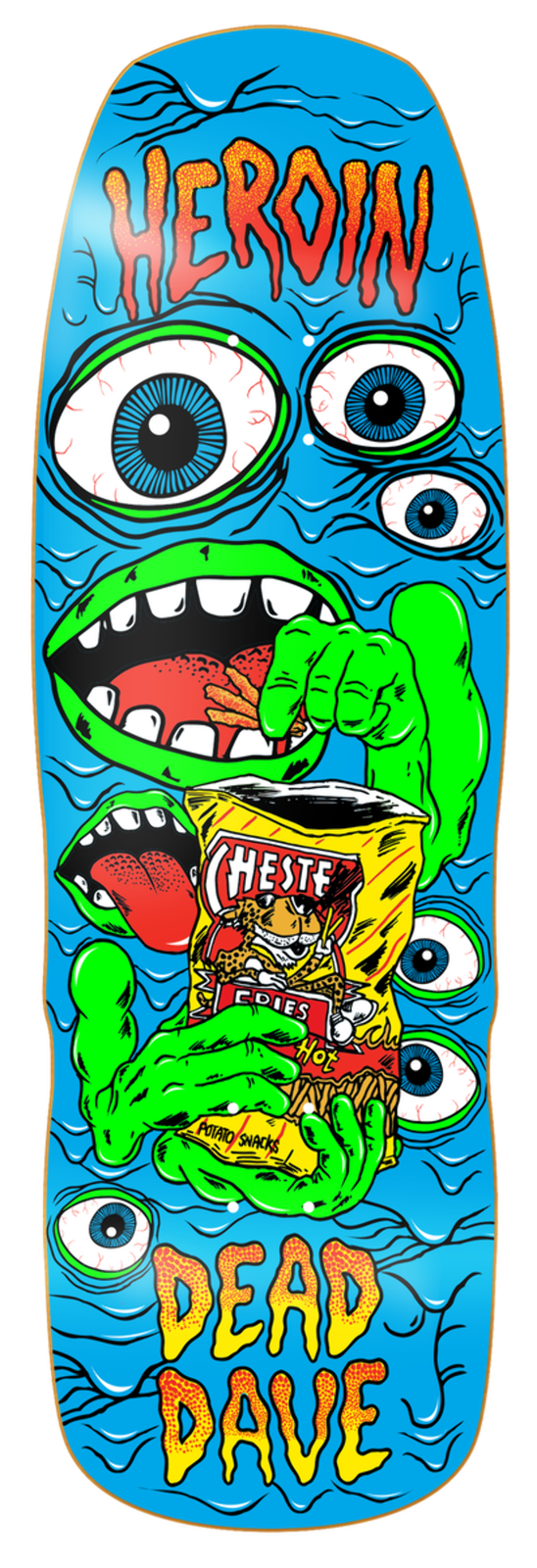 Heroin Dead Dave Mutate Or Die 10" Skateboard Deck