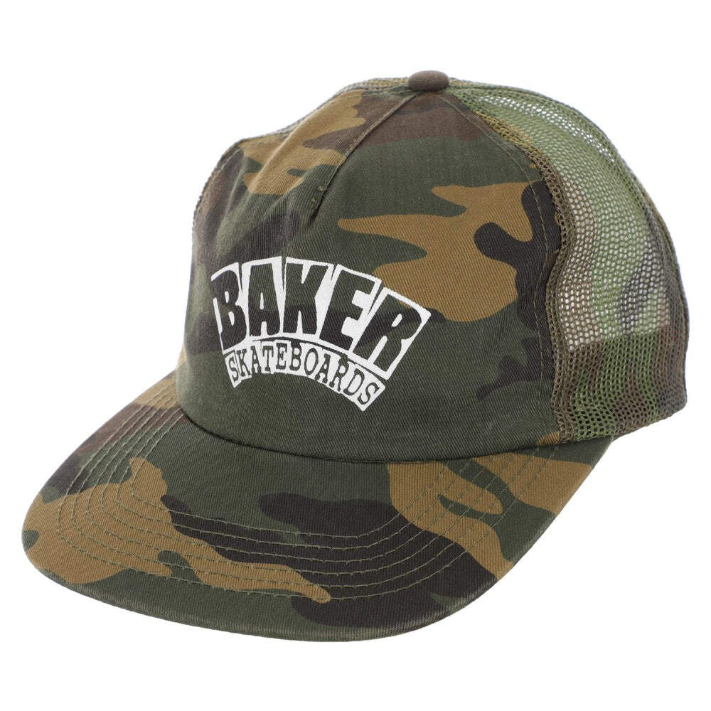 BAKER Skateboards "Arch Logo" Camo Snapback Hat