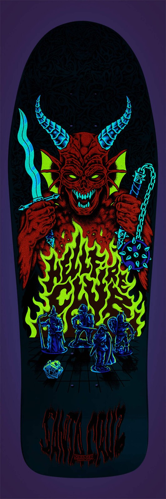Santa Cruz X Stranger Things Knox Hellfire Pit 10.07