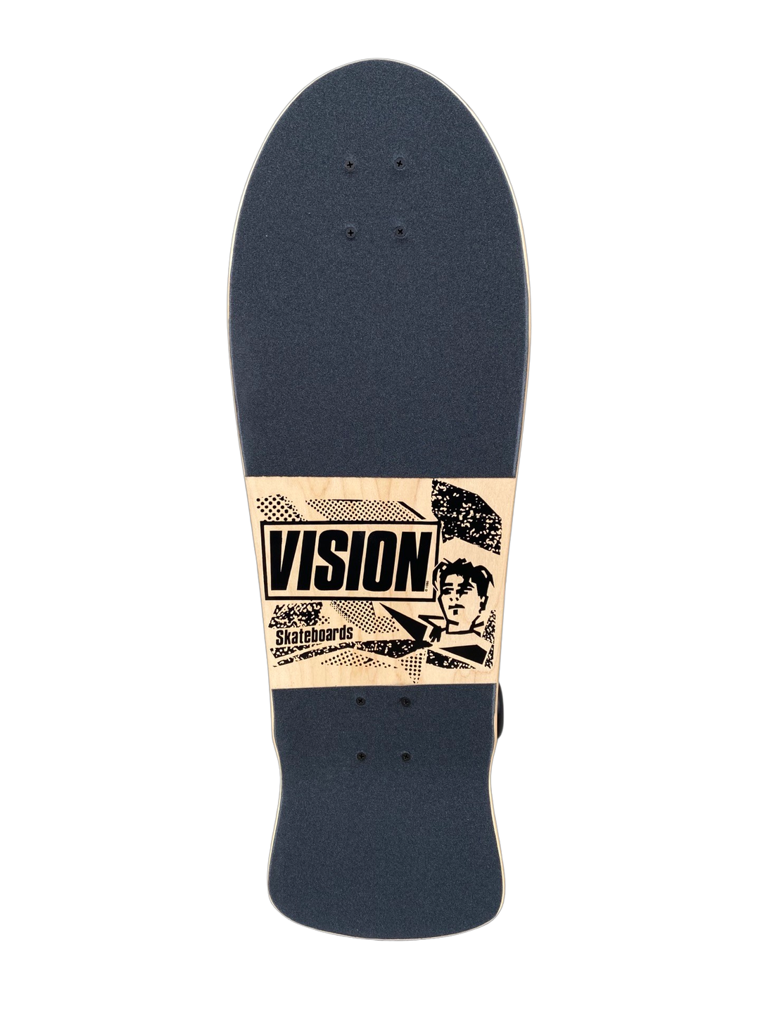 Vision Gonzales Original MG Woodcut Natural / Black 10" Complete Skateboard