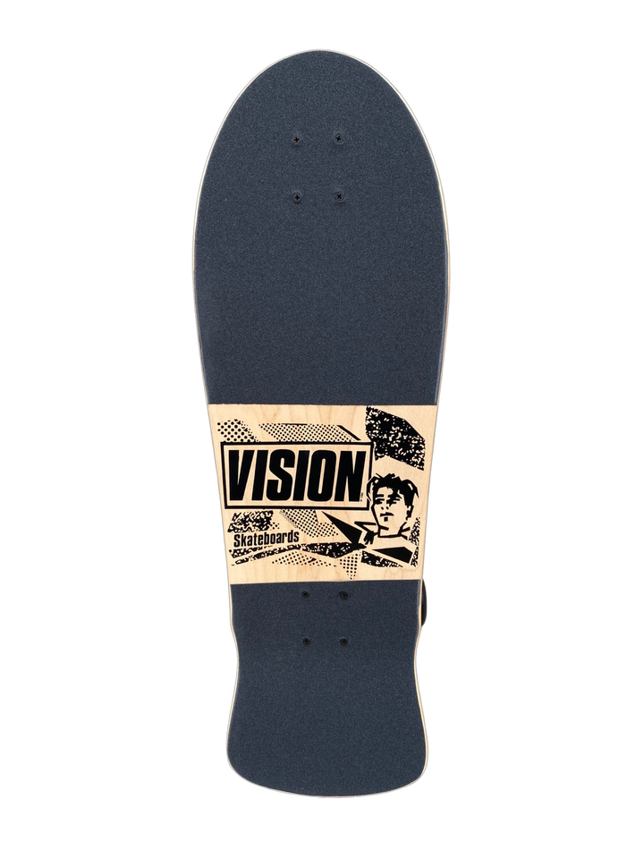 Vision Gonzales Original MG Woodcut Natural / Black 10" Complete Skateboard