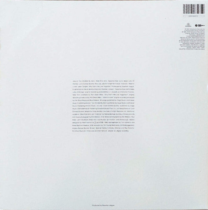 Pet Shop Boys – Please [180 Gram] Vinyl LP Record