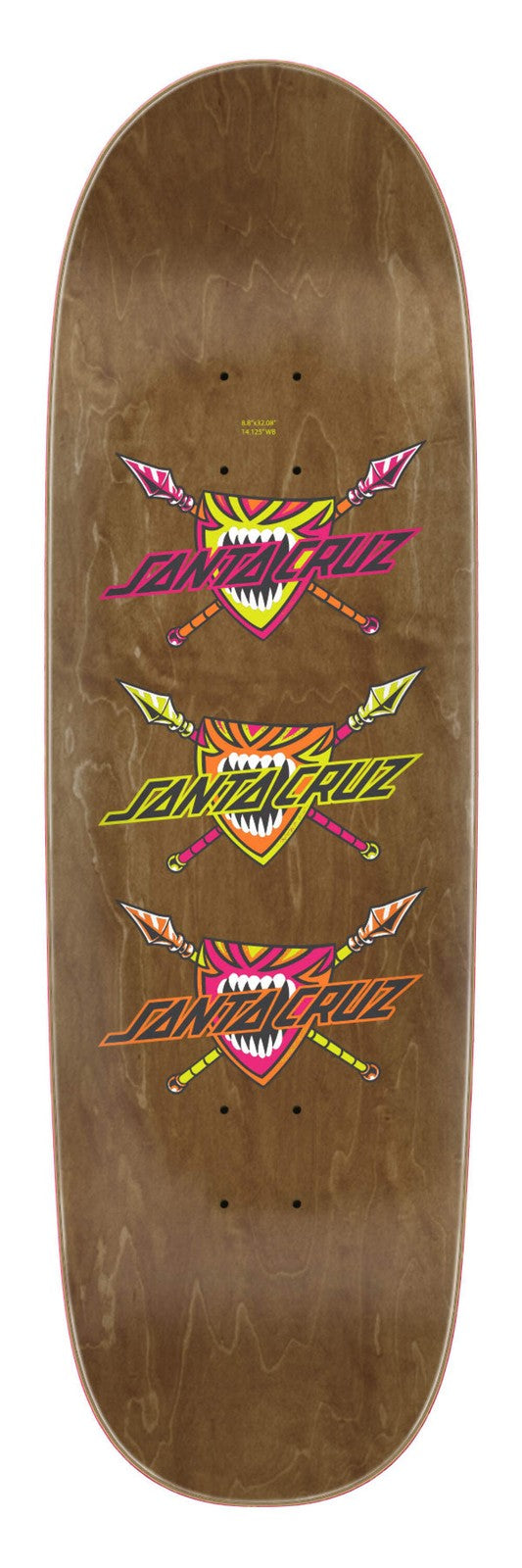 Santa Cruz Salba Firedance 8.8" Egg Complete Skateboard
