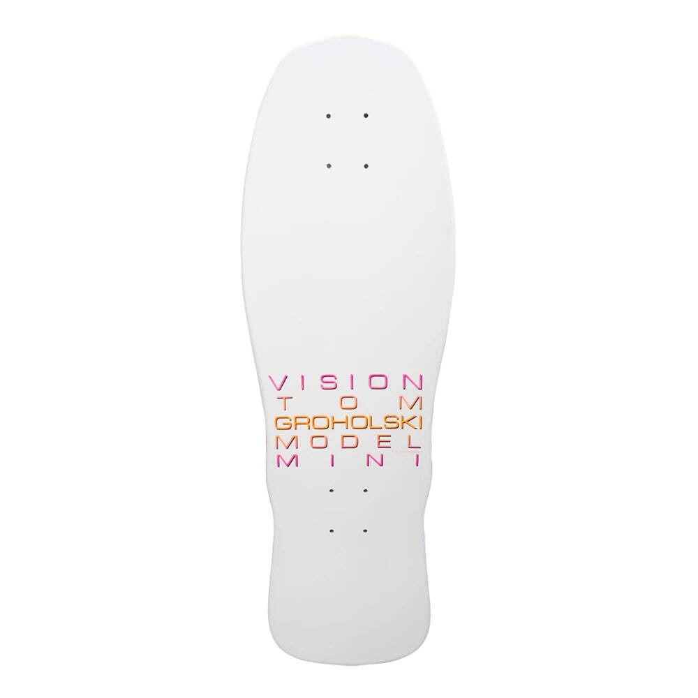 Tom Groholski Hurricane Mini skateboard deck detail view