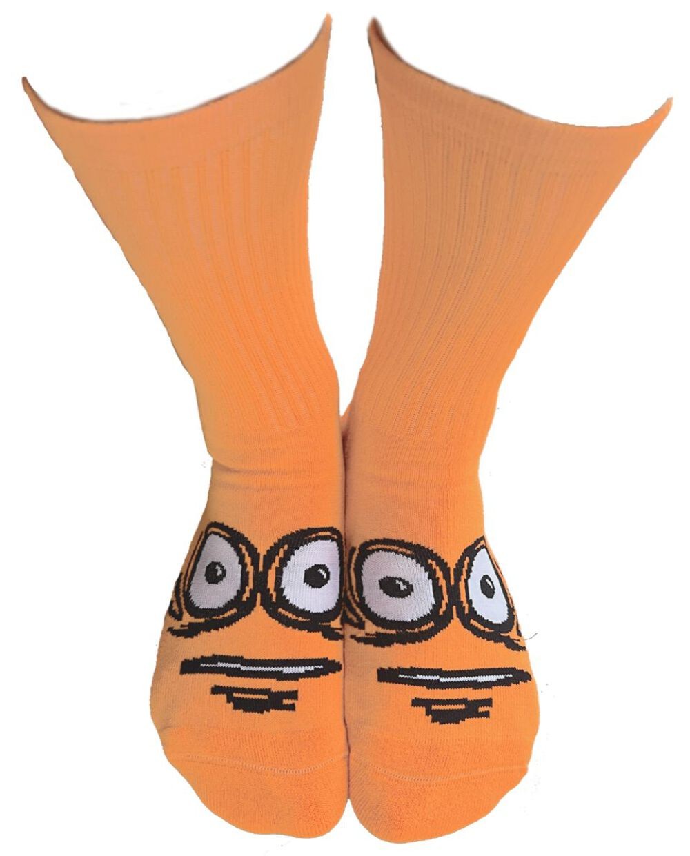Heroin Big Egg Socks (Neon Orange)