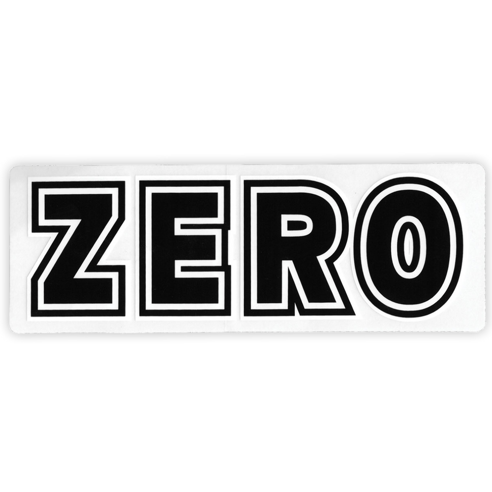 ZERO "BOLD" STICKER