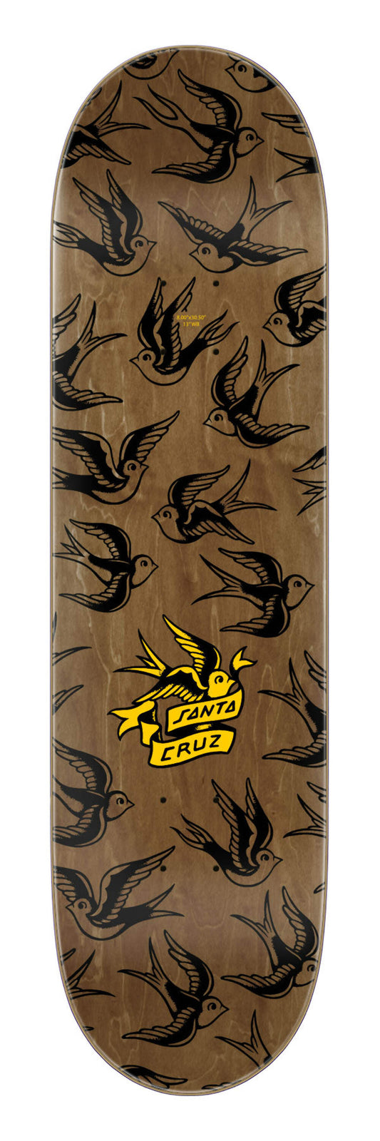 Santa Cruz Sommer Sparrows 8" Skateboard Deck