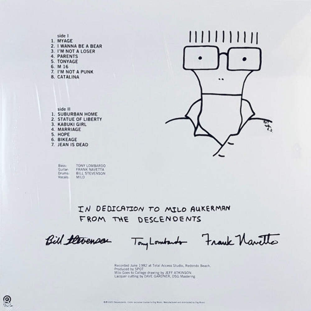 Descendents – Milo Goes To College (Grey Marble Color Vinyl) LP Record