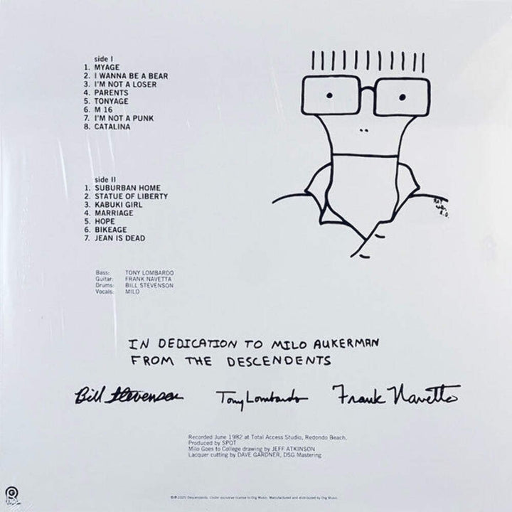 Descendents – Milo Goes To College (Grey Marble Color Vinyl) LP Record