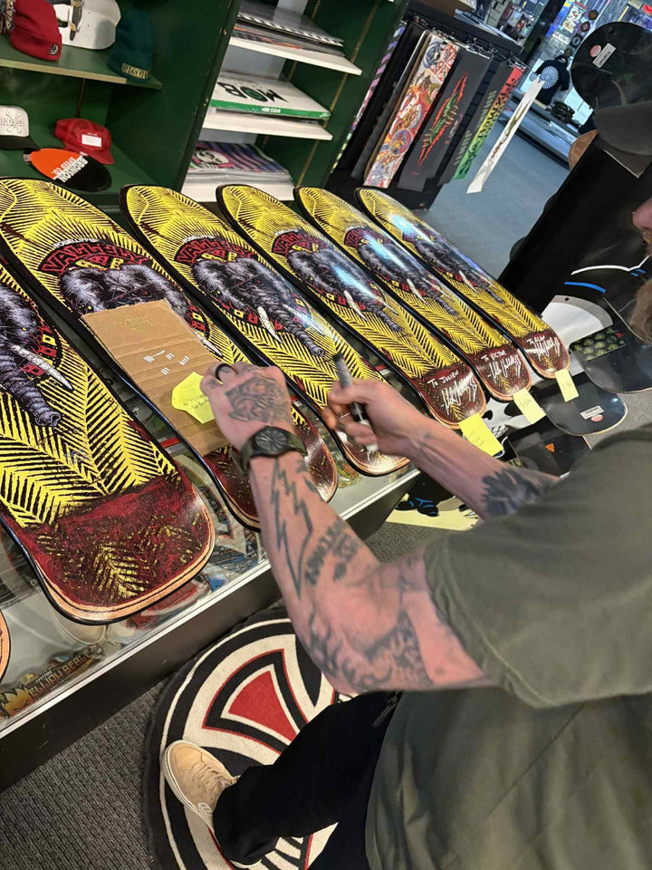 Powell Peralta Mike Vallely Elephant "Public Domain" [Autograph] Skateboard Deck