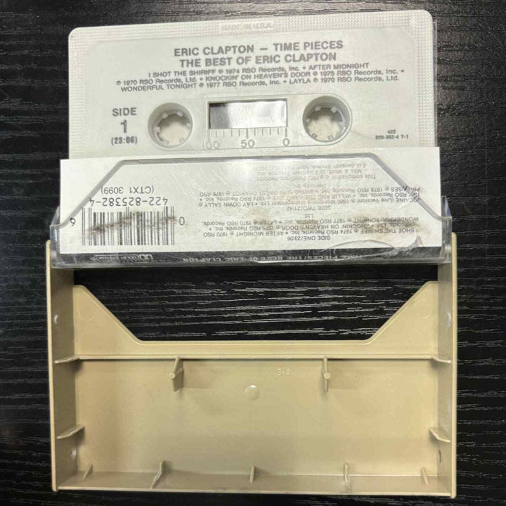 Eric Clapton – Time Pieces - The Best Of Eric Clapton Cassette *USED 1982 RELEAS