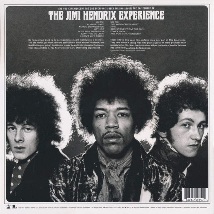 The Jimi Hendrix Experience - Are You Experienced? [180G] Vinyl LP Record