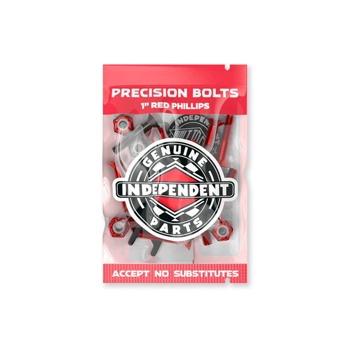 Independent Truck Co. Genuine Parts 1" Red/Black Mounting Hardware W/ Tool