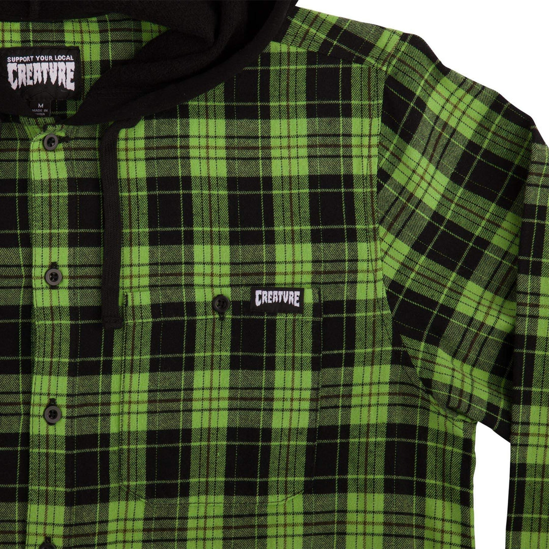 Creature Bat Relic Hooded Flannel