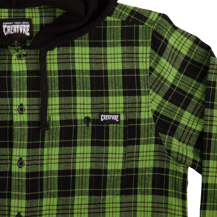 Creature Bat Relic Hooded Flannel