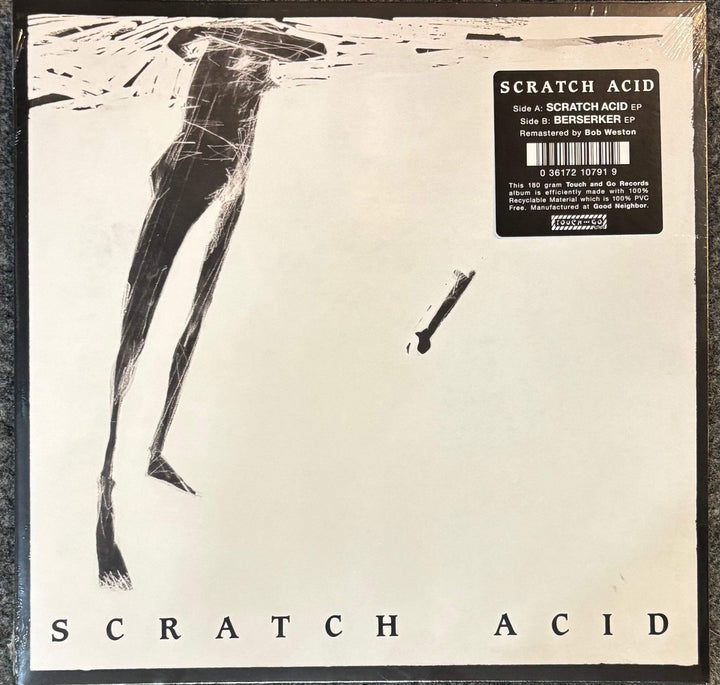 Scratch Acid ‎– S/T EP Berserker [Remastered 180G] Vinyl LP Record