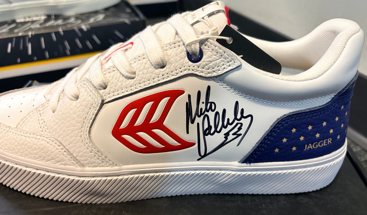 CARIUMA VALLELY PRO Jagger 2024 White Leather Skate Shoes [AUTOGRAPHED]