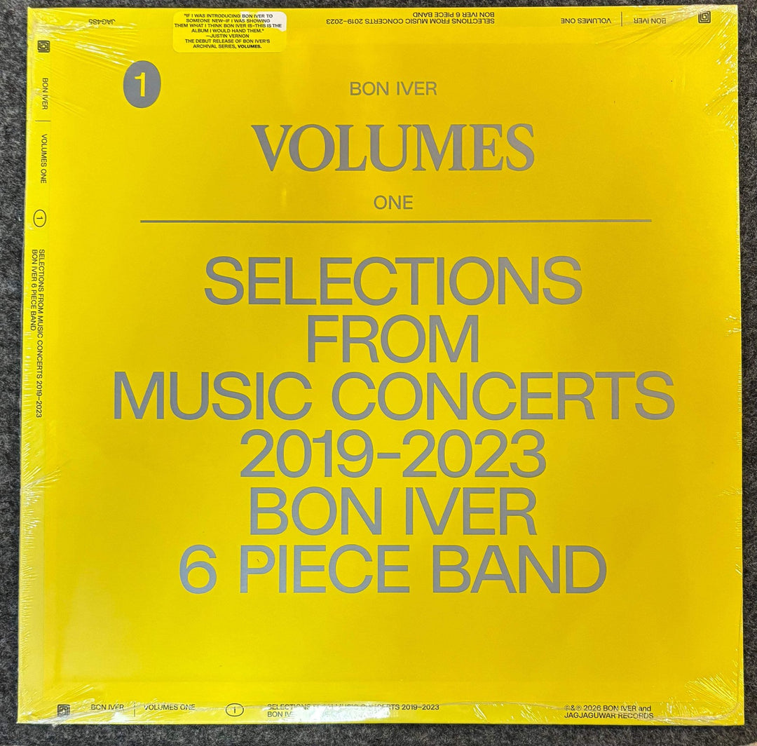 Bon Iver - Volumes: One-selections From Music Concerts 2019-2023 Vinyl Lp Record