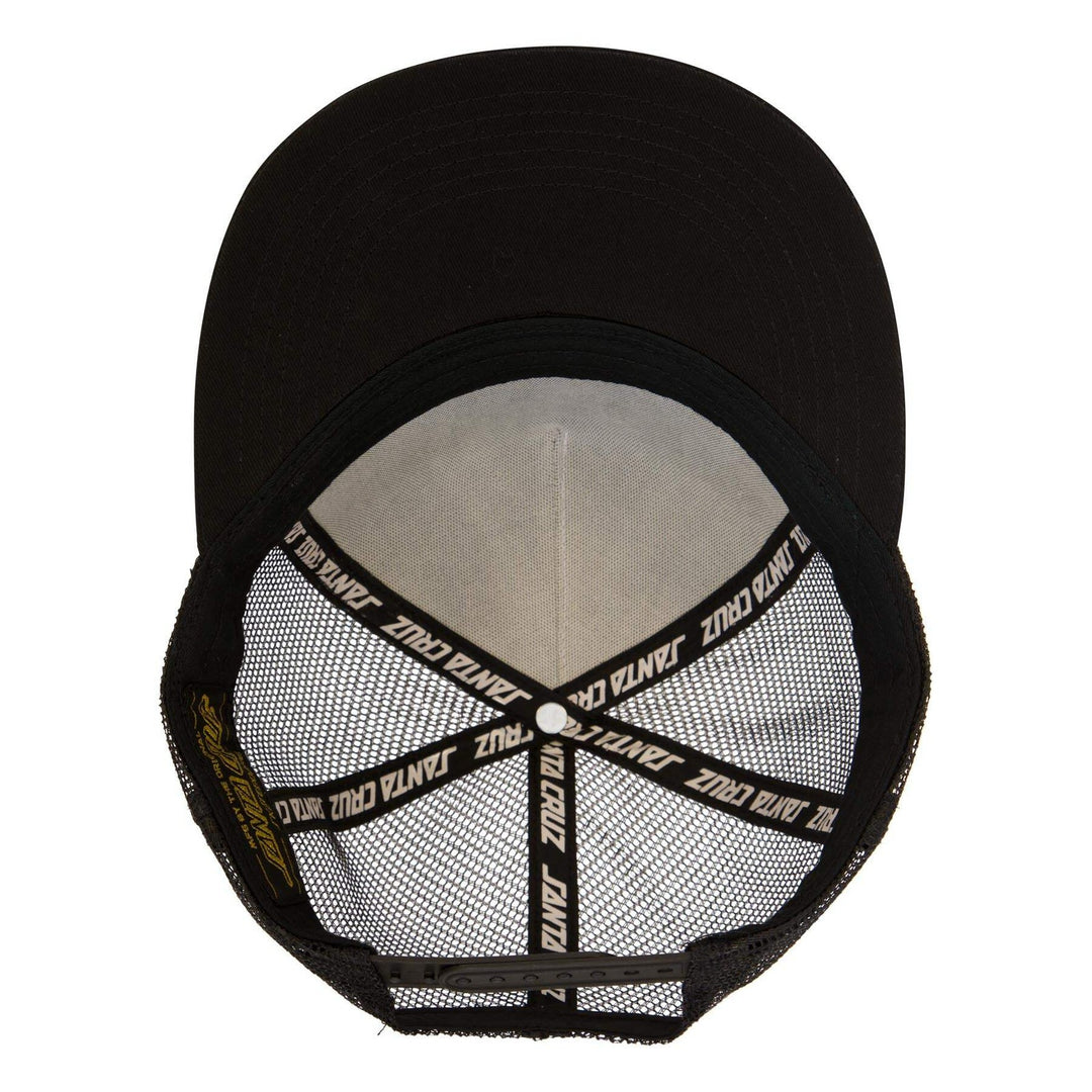 Santa Cruz Cruz Embroidered Mesh Trucker High Profile Hat