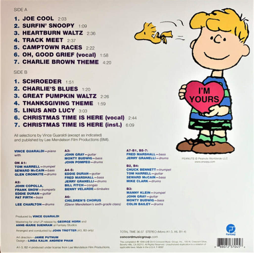 Vince Guaraldi Quintet - Charlie Brown's Holiday Hits Vinyl LP Record