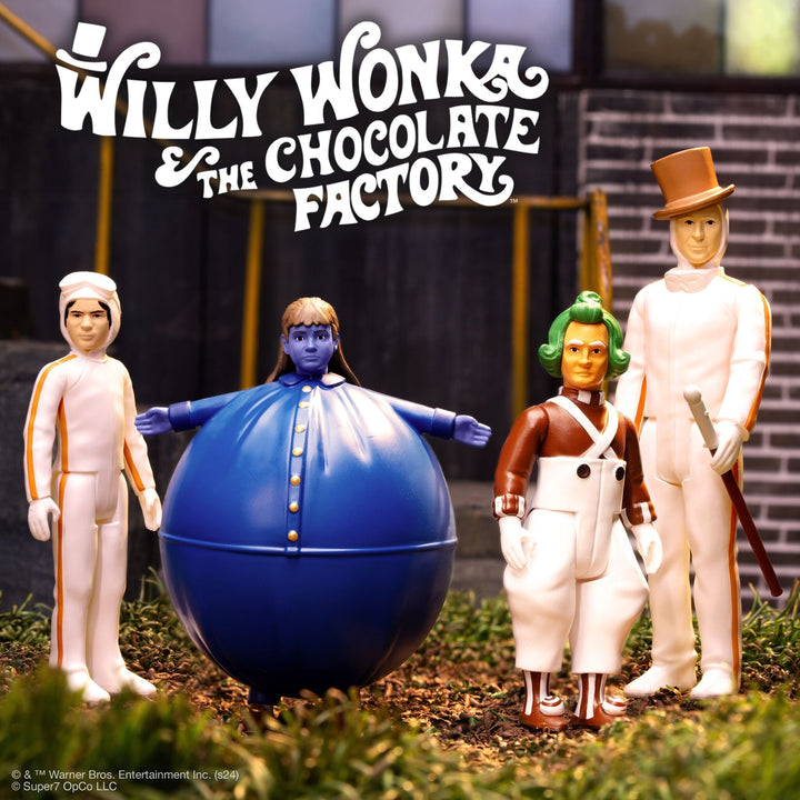 Super7 x WILLY WONKA & THE CHOCOLATE FACTORY - Mike Teevee (White Suit) ReAction