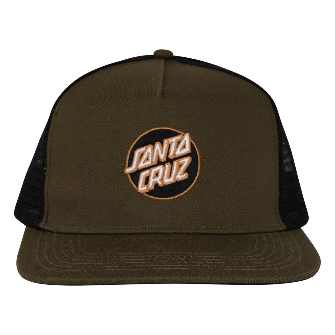 Santa Cruz Cruz Embroidered Mesh Trucker High Profile Hat