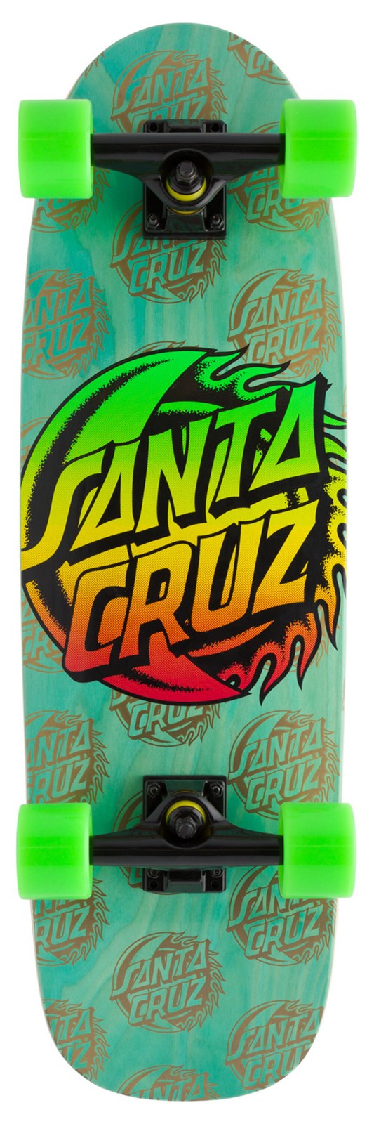 Santa Cruz Eclipse Dot Street Cruzer Complete Skateboard 8.79"